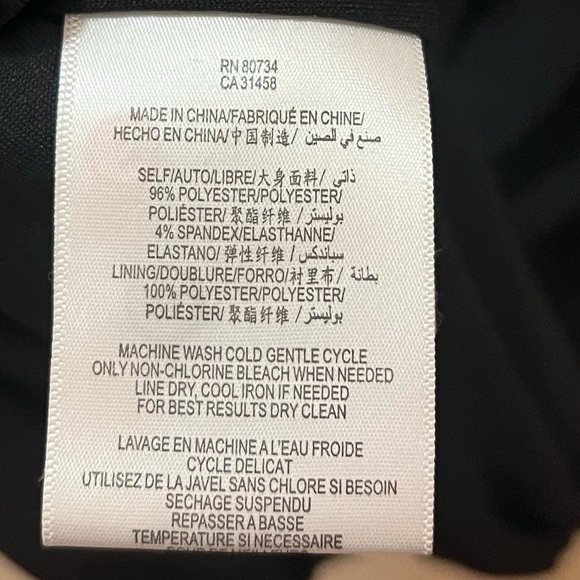 BCBGeneration Elegant Black Dress Size Small Classic Classy Never Worn - Picture 6 of 8